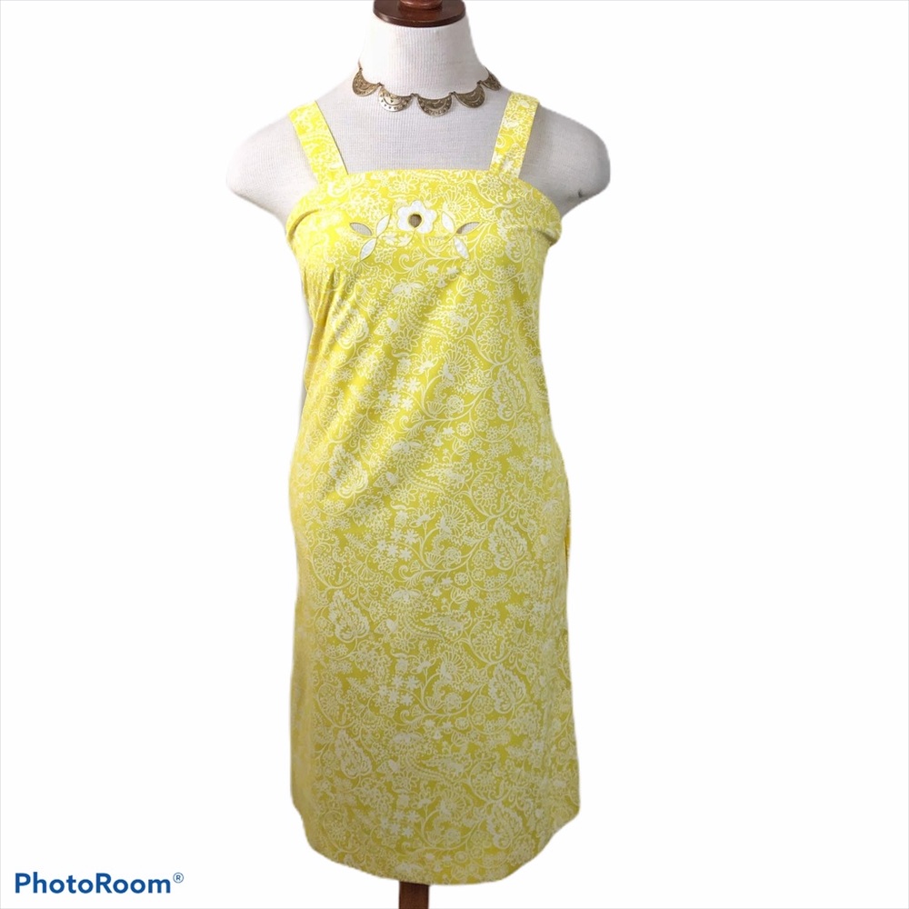VTG LILLY PULITZER Floral Tea Dress Preppy Pockets